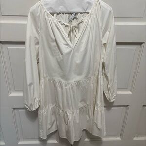 Gianni Bini Cream Long Sleeve Blouse